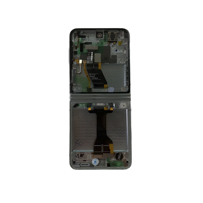 N207 Pantalla Completa Amoled Y Táctil Con Marco (Flexible) Para Samsung Galaxy Z Flip 5 5G , SM-F731 -VERDE Original