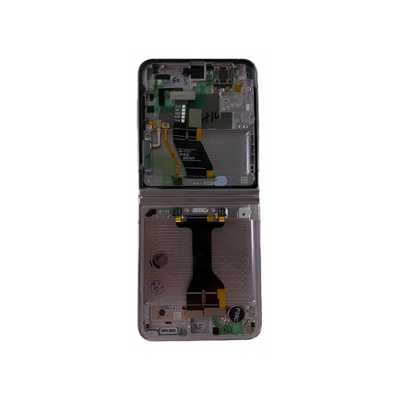 N207 Pantalla Completa Amoled Y Táctil Con Marco (Flexible) Para Samsung Galaxy Z Flip 5 5G , SM-F731 -VIOLETA Original