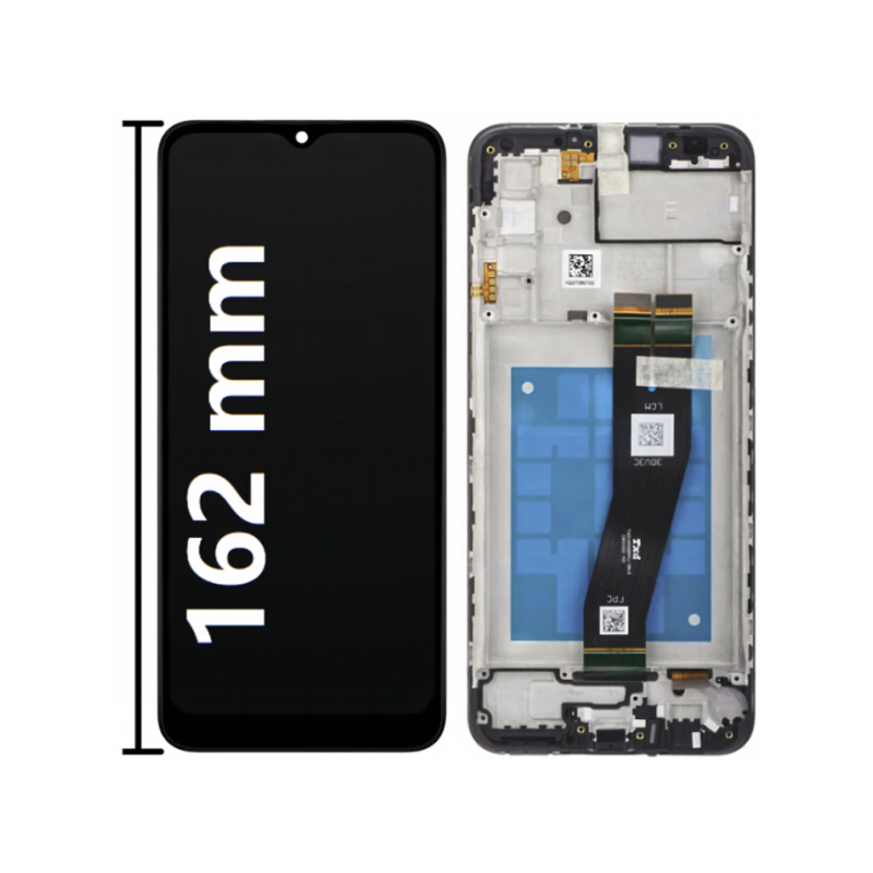 N212 Pantalla Completa Con Marco Para Samsung Galaxy A03S / A037G VERSION GRANDE De 162mm (ORIGINAL)