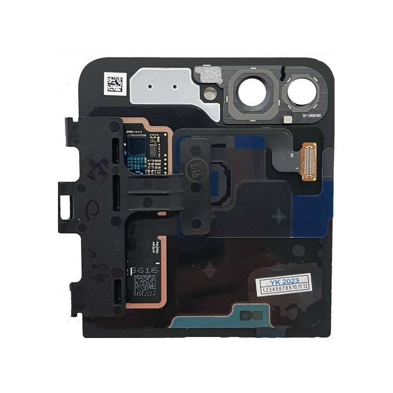 N218 Tapa Con Mini pantalla Original Para SAMSUNG GALAXY Z FLIP 5 5G / F731 - (NEGRA)