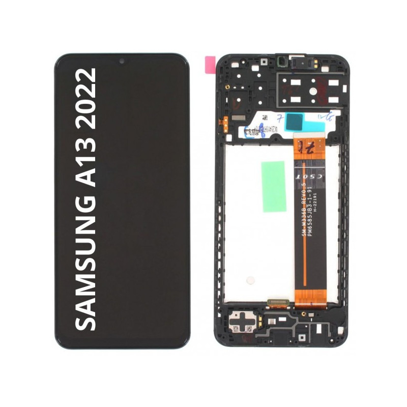 N224 Pantalla Completa Con Marco Para Samsung A13 2022 A137F Calidad Premium