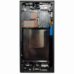 N227 Pantalla Completa Original LCD Y Táctil Con Marco Para Samsung Galaxy S24 ULTRA (S928) NEGRO