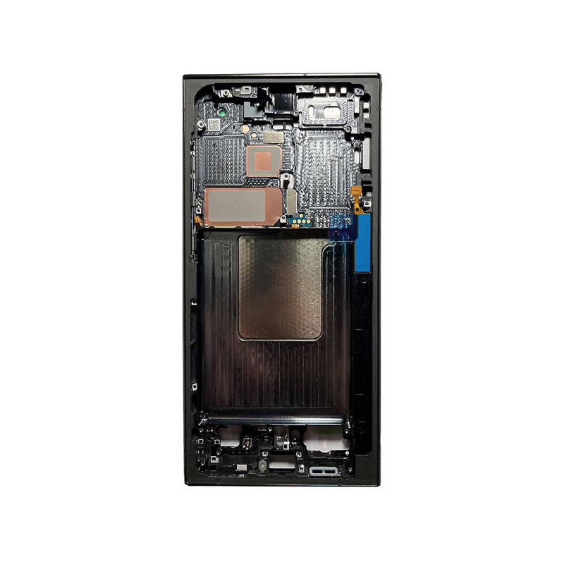N227 Pantalla Completa Original LCD Y Táctil Con Marco Para Samsung Galaxy S24 ULTRA (S928) NEGRO