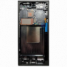 N227 Pantalla Completa Original LCD Y Táctil Con Marco Para Samsung Galaxy S24 ULTRA (S928) NEGRO