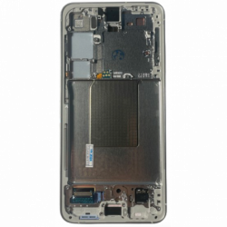 N233 Pantalla Completa LCD Y Táctil Original Con Marco Para Samsung Galaxy S24 (SM-S921B) Plata