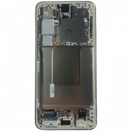 N233 Pantalla Completa LCD Y Táctil Original Con Marco Para Samsung Galaxy S24 (SM-S921B) Plata
