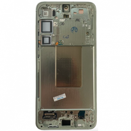 N234 Pantalla Completa LCD Y Táctil Original Con Marco Para Samsung Galaxy S24 Plus (SM-S926B) Verde