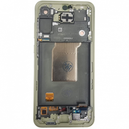 N236 Pantalla Completa LCD Y Táctil ORIGINAL Con Marco Para Samsung Galaxy A55 5G SM-A556 - AMARILLO