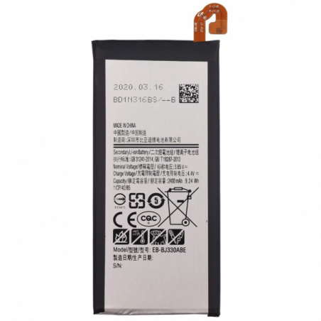 N263 Bateria EB-BJ330ABE para Samsung Galaxy J3 2017 / J330 de 2400mAh SIN LOGO