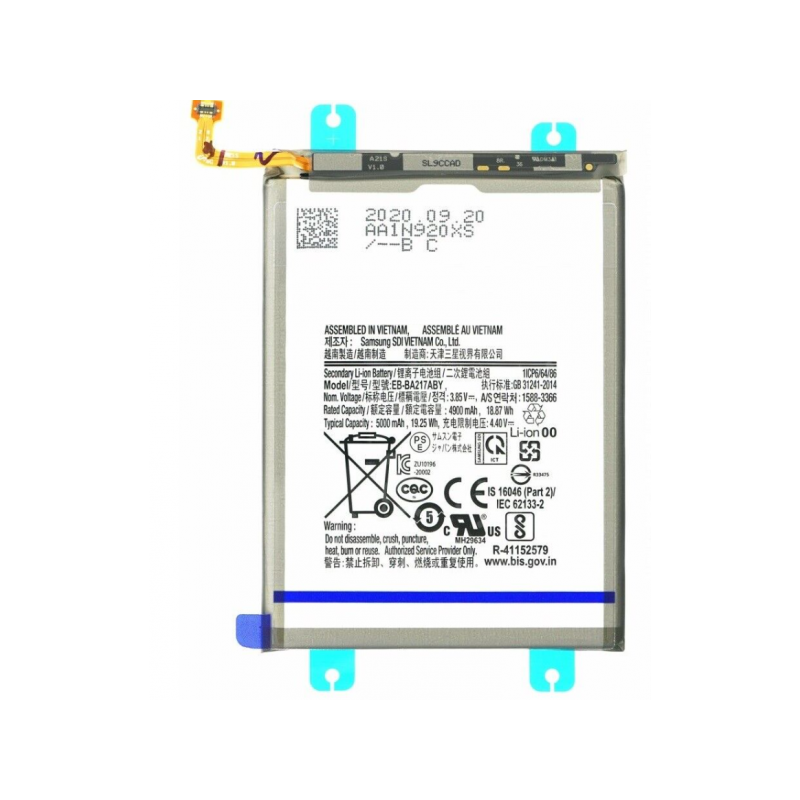 N292 Batería EB-BA217ABY para Samsung Galaxy A21S 2020 A217F / A12 A125F / A02 A022F / A13 A135F De 5000mAh SIN LOGO