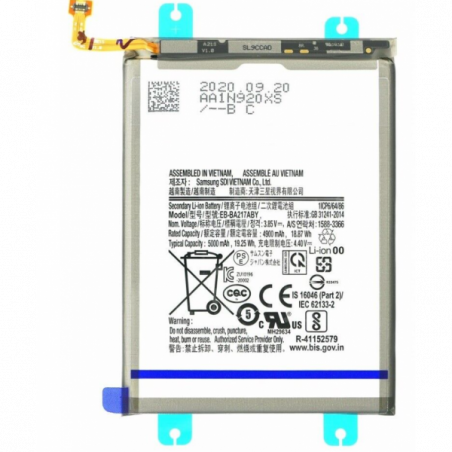 N292 Batería EB-BA217ABY para Samsung Galaxy A21S 2020 A217F / A12 A125F / A02 A022F / A13 A135F De 5000mAh SIN LOGO