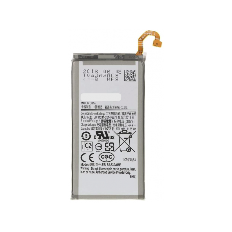 N335 Bateria EB-BA530ABE De 3000mAh Para Samsung Galaxy A8 2018 / A5 2018 A530 SIN LOGO