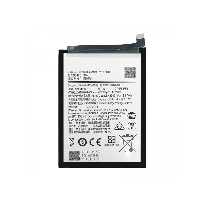 N341 Bateria Litio SCUD-WTW1 Para Samsung Galaxy a226 / A22 5G de 5000 mAh 19.25Wh