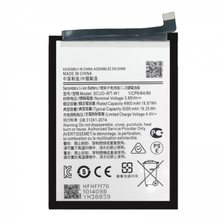 N341 Bateria Litio SCUD-WTW1 Para Samsung Galaxy a226 / A22 5G de 5000 mAh 19.25Wh