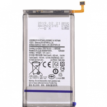 N353 Batería EB-BG975ABU Para Samsung Galaxy S10 Plus / G975 De 4000mAh SIN LOGO