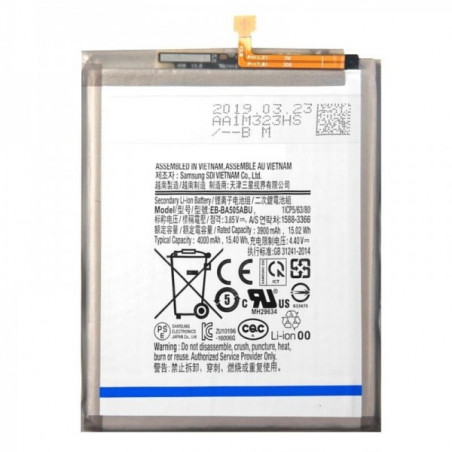 N355 Batería EB-BA505ABU Para Samsung Galaxy A50 A505 A30 A305 A20 A205 A30S A307 De 4000mAh SIN LOGO
