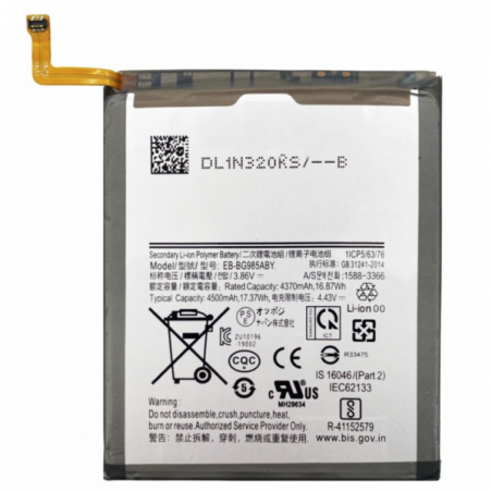 N391 Bateria EB-BG985ABY Para Samsung Galaxy S20 Plus / G985 de 4500mAh SIN LOGO