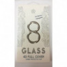 N401 Samsung Galaxy S9 G960 / S8 G950 Protector Cristal Templado 3D Transparente