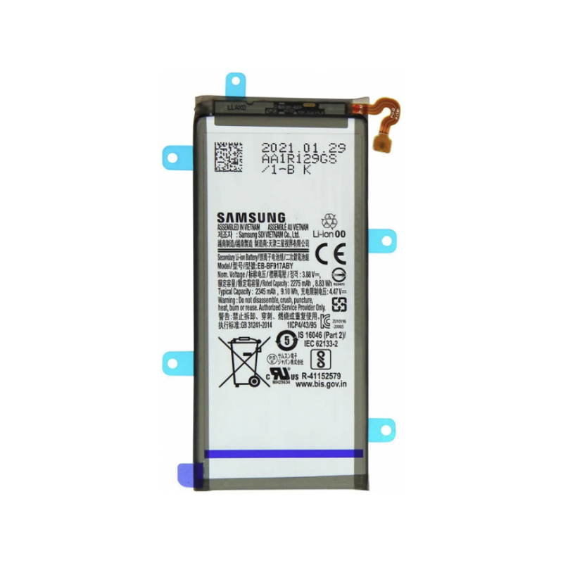 N462 Bateria Litio EB-BF917ABY Samsung Z Fold 2 / F916B, W2021, 5G, SM-F916B De 2275mAh-8.83Wh (Grande)